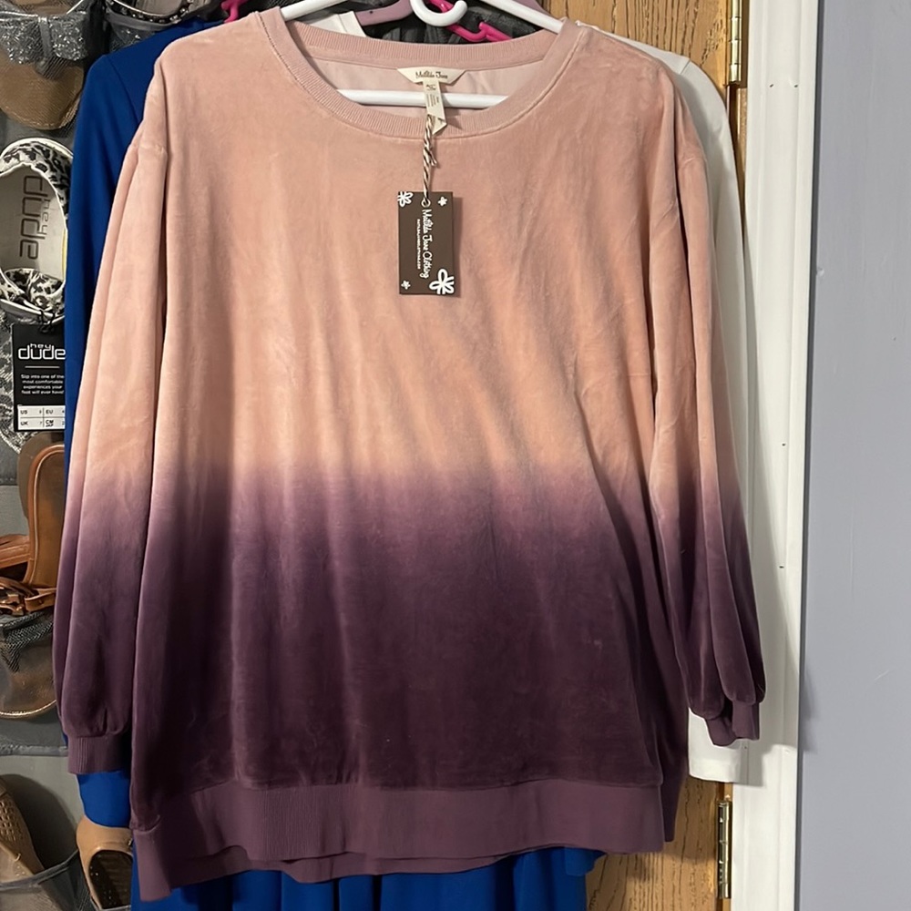 Matilda Jane Ombré Sweatshirt Medium NWT